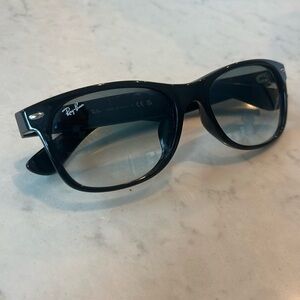 Custom Men’s Ray-bans New Wayfarer, Gradient Blue Lens